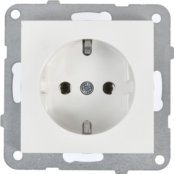 Karre Plus 55 Kombi-Steckdosen Einsatz reinwei&szlig; Panasonic