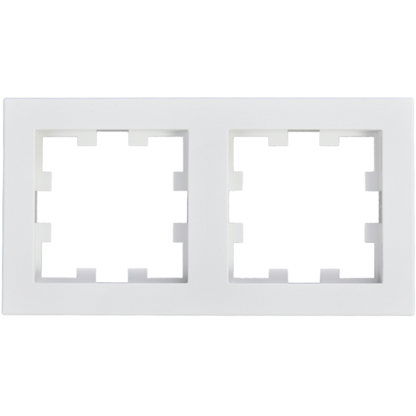 Karre Plus 55 Rahmen 2-fach reinwei&szlig; Panasonic