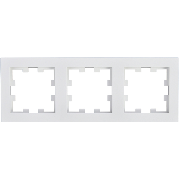 Karre Plus 55 Rahmen 3-fach reinwei&szlig; Panasonic