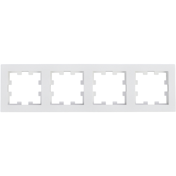 Karre Plus 55 Rahmen 4-fach reinwei&szlig; Panasonic