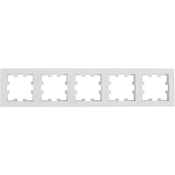 Karre Plus 55 Rahmen 5-fach reinwei&szlig; Panasonic