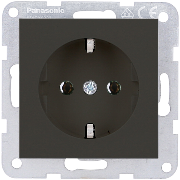 Karre Plus 55 Kombi-Steckdosen Einsatz anthrazit Panasonic