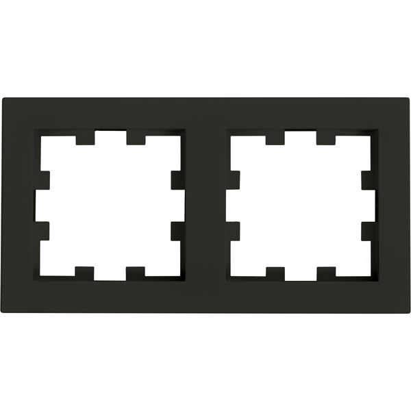 Karre Plus 55 Rahmen 2-fach anthrazit Panasonic