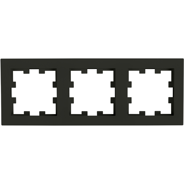 Karre Plus 55 Rahmen 3-fach anthrazit Panasonic