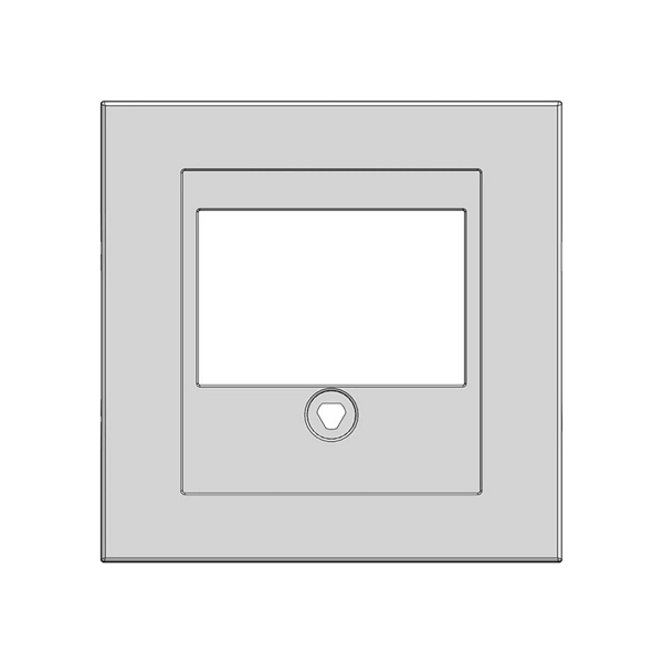 Karre Plus 55 Zentralscheibe Telefon TAE reinwei&szlig; Panasonic