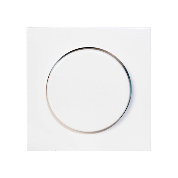 Karre Plus 55 Zentralscheibe Dimmer Druck-Wechsel reinwei&szlig; Panasonic