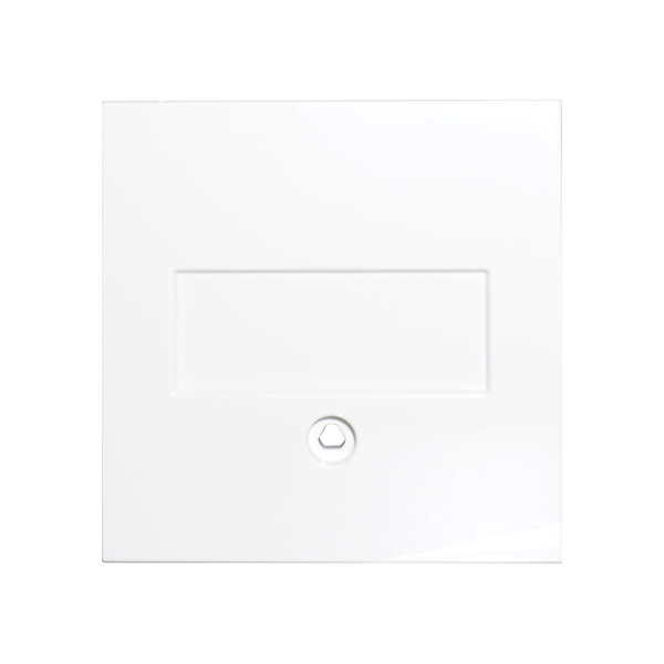 Karre Plus 55 Blindabdeckung mit Zentralscheibe rw Panasonic