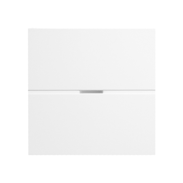 Karre Plus 55 Tastdimmer Abdeckung reinwei&szlig; Panasonic