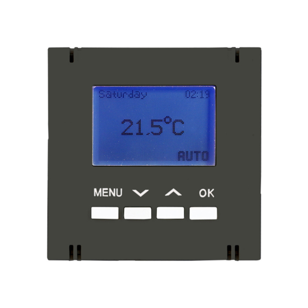 Karre Plus 55 Abdeckung Thermostat Digital anthrazit Panasonic