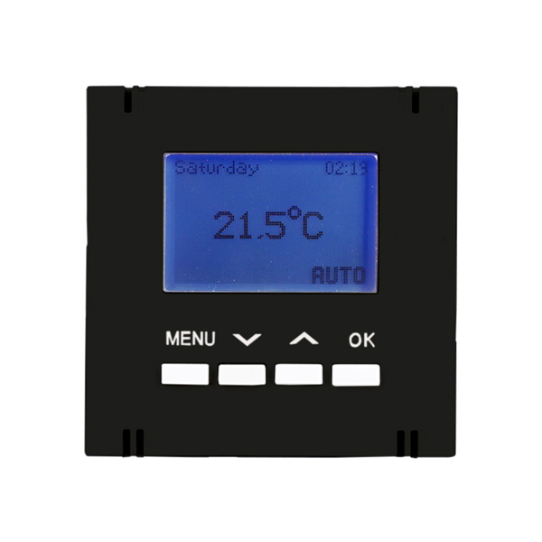 Karre Plus 55 Abdeckung Thermostat Digital schwarz Panasonic