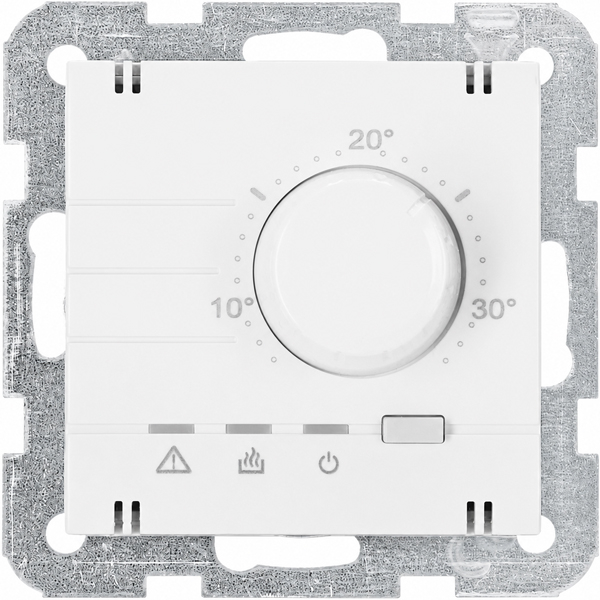 Raumtemperaturregler Analog 55x55 reinwei&szlig; EGB