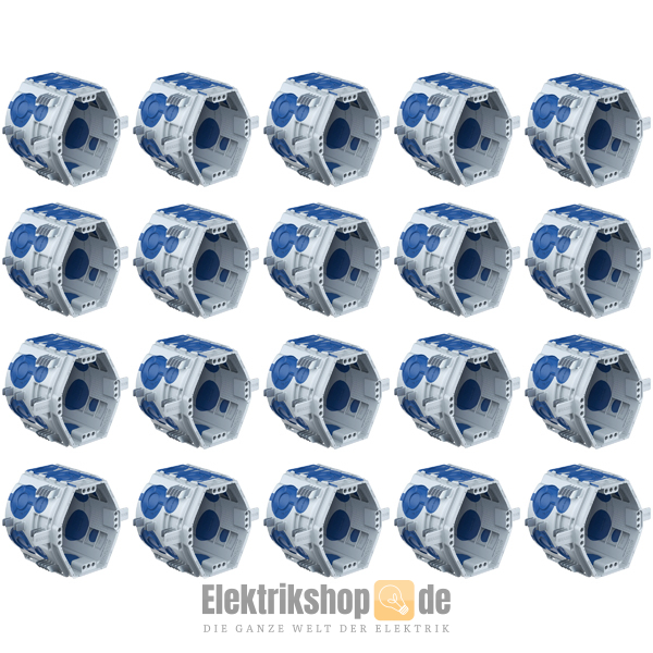20 Stk. UP Verbindungsdose UP1 Econ Fix Klemmrippen tief 1555-26 Kaiser