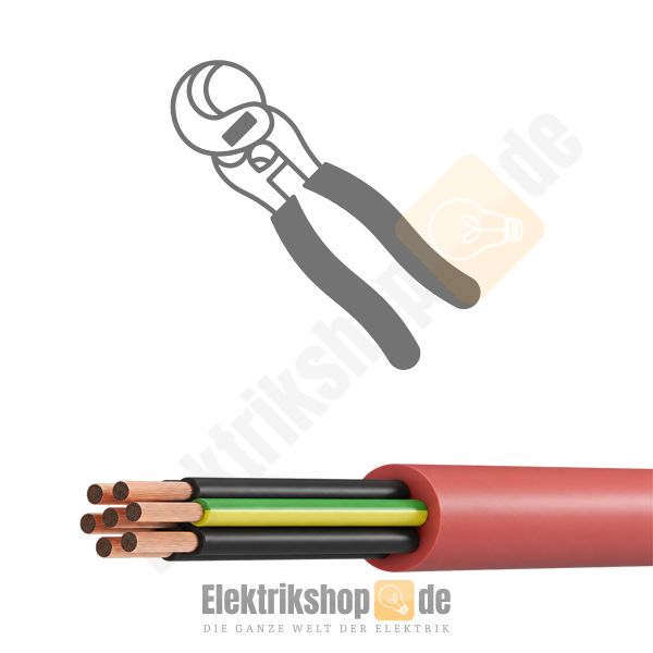 SIHF-J 7x1,5 mm&sup2; Silikon Schlauchleitung