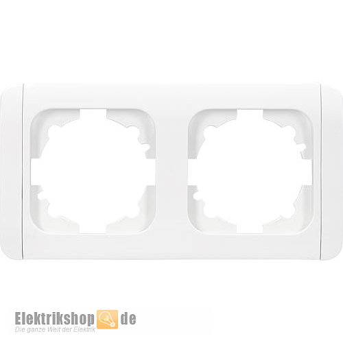 mit Wippe und Rahmen UP Elegant reinweiß EGB Wechselschalter kpl 