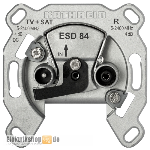 Kabel/Sat Stichdose 2-Loch ESD 84 Kathrein