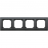 Rahmen 4-fach System 1-M weiß/cremeweiß glänzend 389444 Merten Rahmen 4-fach System 1-M weiß/cremeweiß glänzend 389444 Merten