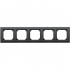 Rahmen 5-fach System 1-M weiß/cremeweiß glänzend 389544 Merten Rahmen 5-fach System 1-M weiß/cremeweiß glänzend 389544 Merten