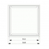 Zwischenrahmen titanweiß 51x51 mm Delta line miro 5TG2557 Siemens
