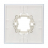 1-fach Abdeckrahmen Karre Glas-line mint 50x50 EGB