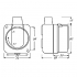 Schuko Steckdose IP66 2300 EWDI Busch-Duro 2000 IP 66 BJ