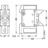 NEOZED-Formstoffsockel D02 1-polig Komfort 5SG1701 Siemens