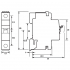 1C16 Leitungsschutzschalter C 16A 1-polig DLS 6H C16-1 Doepke
