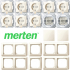 Spar-Set weiß/cremeweiß System M Merten Spar-Set weiß/cremeweiß System M Merten