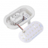 LED-Oval-Armatur IP65 4-9W CCT+Power-DIP weiß EGB