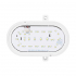 LED-Oval-Armatur IP65 4-9W CCT+Power-DIP weiß EGB