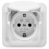 FI-Sicherheits Steckdose mit Klappdeckel 16A 30mA IP44 GW95924 GEWISS FI-Sicherheits Steckdose mit Klappdeckel 16A 30mA IP44 GW95924 GEWISS