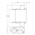 NH-Sicherung 100A Gr. 000 (00) Stirnkennmelder 3NA3830 Siemens