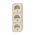 Steckdose 3fach 2300-03 EAP Duro 2000 Busch Jaeger Steckdose 3fach 2300-03 EAP Duro 2000 Busch Jaeger