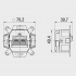 UP UAE Datendose 2-fach CAT.6A 136104070 Rutenbeck