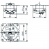 Datendose 1-fach AMJ45 8 K/0 UP Cat.6A 100022960 Telegärtner