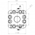 HW-Abzweigkasten 104x104 mit Schraubdeckel E116 F-tronic