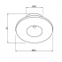 LED-Einbaustrahler rund 4,5W dimmbar 3000K 230V L44040102 weiß EVN