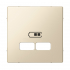 Zentralplatte für USB Ladestation-Einsatz weiß gl. MEG4367-0344 Merten