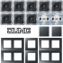 Spar-Set anthrazit matt A 550 Jung Spar-Set anthrazit matt A 550 Jung