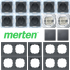 Spar-Set anthrazit System M & M-Pure Merten