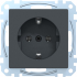 1-Familienhaus Paket anthrazit System M & M-Pure Merten