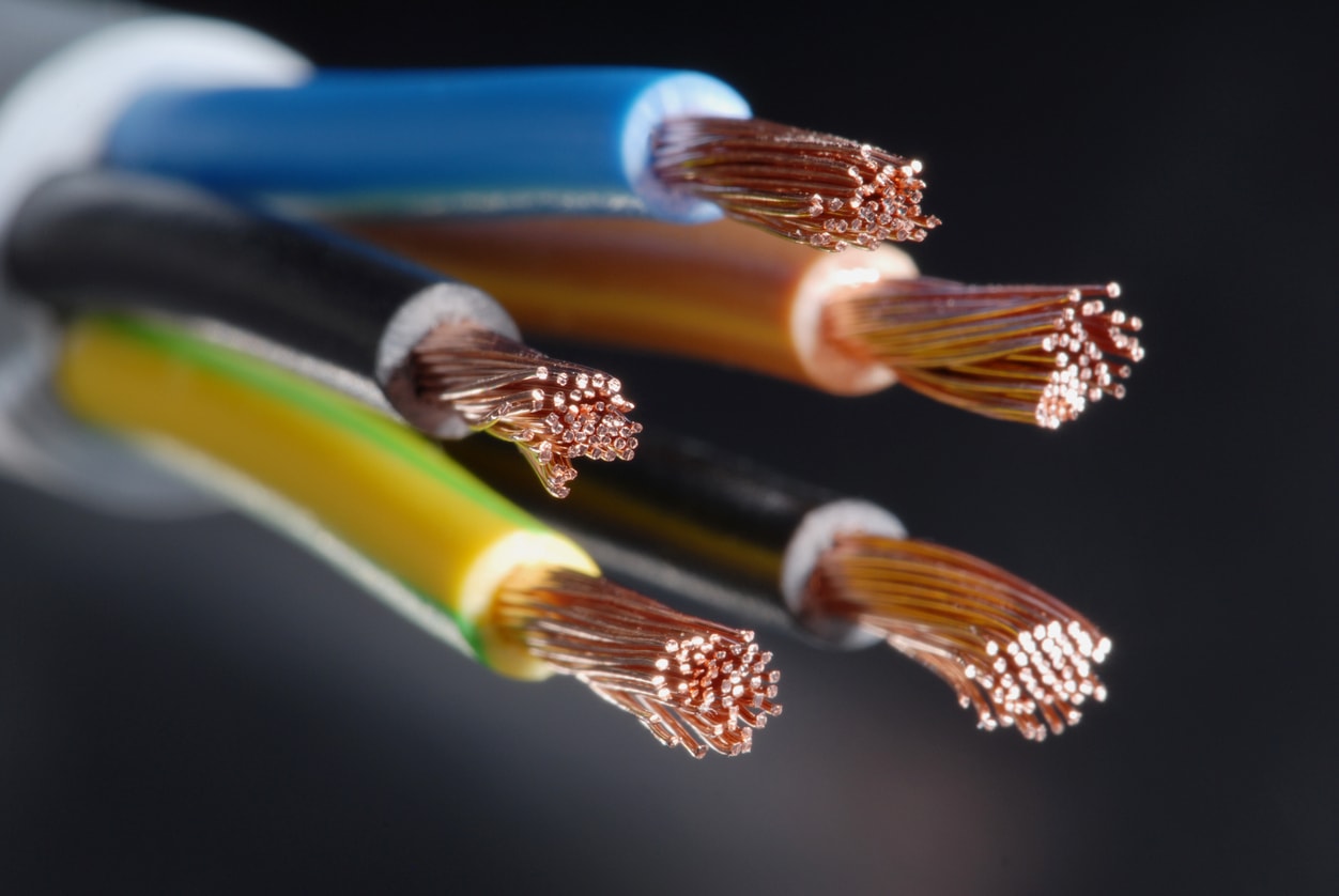Elektrokabel als Beispiel