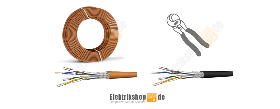 Cat 7 Kabel für Erdverlegung und Installation