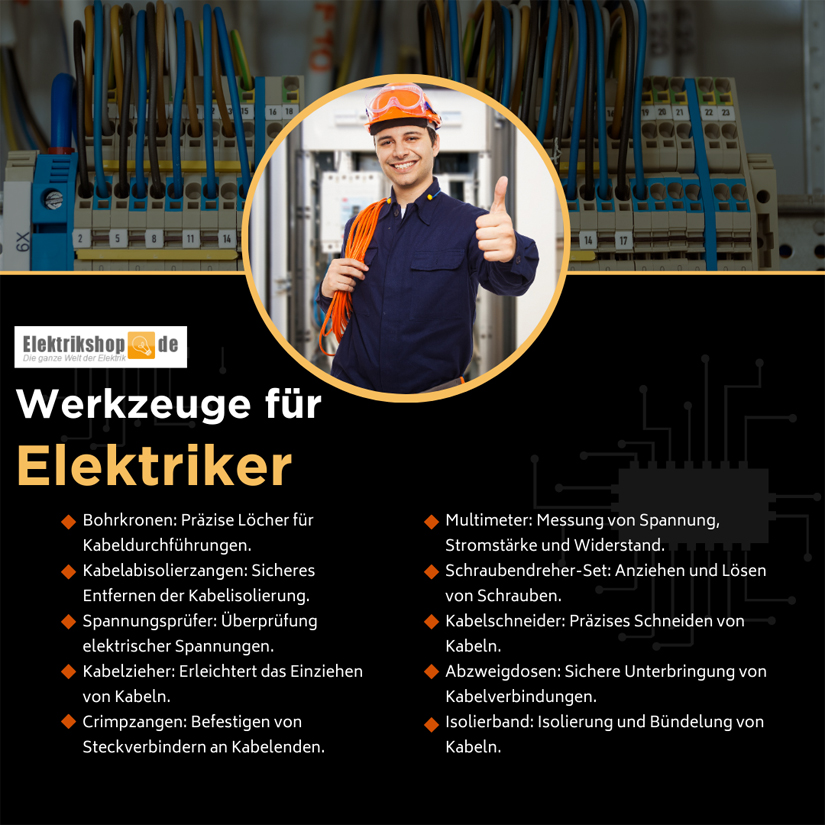 Elektriker Werkzeuge