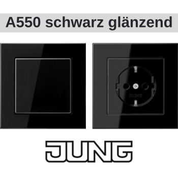Jung A 550 schwarz