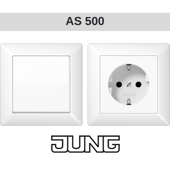 Jung AS 500 alpinweiss