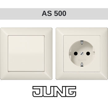 Jung AS 500 weiss
