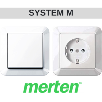 Merten System M polarweiss