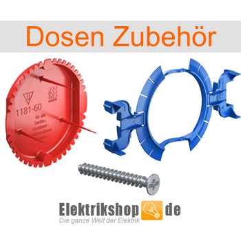 Schalterdosen Zubehör
